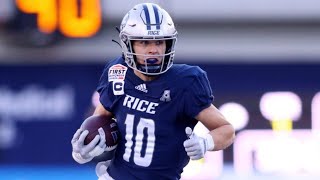 Luke McCaffrey 2023 Full Season Highlights | Rice WR | 2024 NFL Draft Prospect