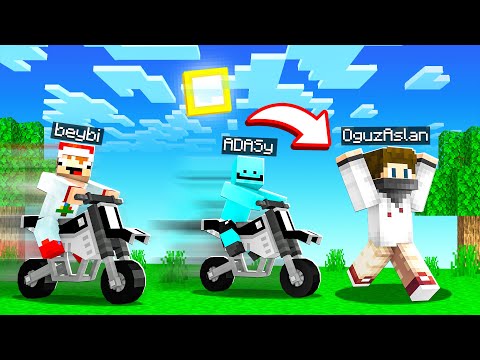 MOTORLU ARKADAŞLARIM BENİ KOVALIYOR - Minecraft Kaçış