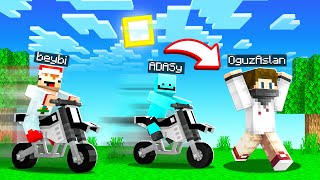 MOTORLU ARKADAŞLARIM BENİ KOVALIYOR  Minecraft Kaçış