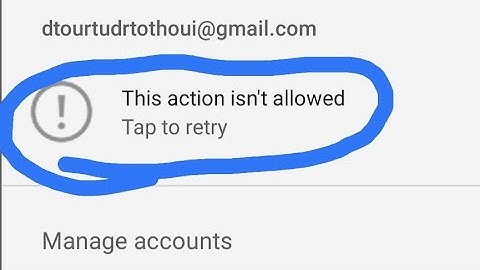 This Action Is Not #Allowed, Tap To #suspended