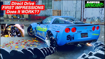 NFS Unbound On Fanatec DIRECT DRIVE Wheel FIRST IMPRESSIONS !! Does It Work??