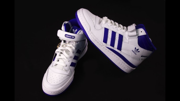 Adidas Originals Forum Mid (Cloud White/Royal Blue/Cloud White) - Product  Code: FY4976 - YouTube