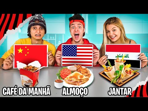 CAFÉ DA MANHÃ, ALMOÇO OU JANTAR DOS PAÍSES, PARTE 2! - Desafio