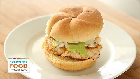 Shrimp Burgers - Everyday Food with Sarah Carey