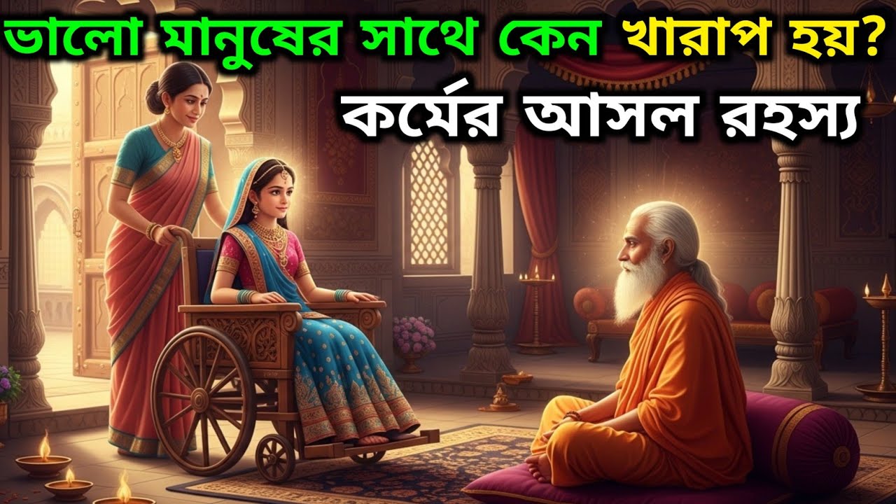 ভালো মানুষের সাথে কেন খারাপ হয়? কর্মের আসল রহস্য | Bangla story | gyansutra bangla