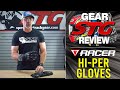 Racer Hi-Per Motorcycle Gloves Review from SportbikeTrackGear.com YouTube Video