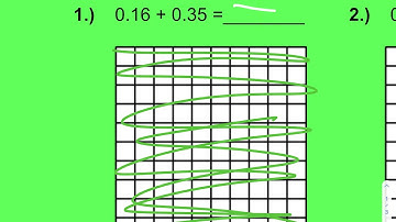 6th Grade Math Concepts - 2.4 Adding and Subtracting Decimals Part 1