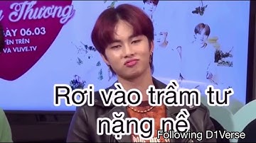 D1Verse/Cute moment - Trứng rán cần mỡ bắp cần bơ yêu khần cần cớ cần Bừn rapper | Livestream VLive