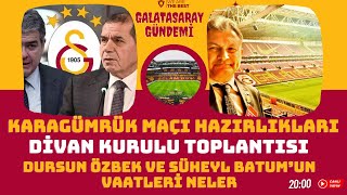 Galatasaray Divan Kurulu Üyesi Taylan Özen Bizlerle Gs Haberleri̇seçi̇m Çalişmalarikaragümrük Maçi