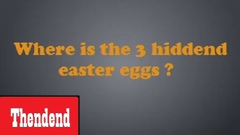 Where are the 3 easter eggs ? - Stick Run - Thendend Gaming