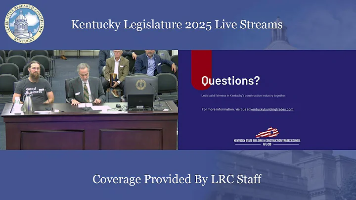 Interim Joint Committee on Economic Development & Workforce Investment (10-23-25)