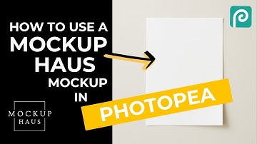 How To Use A Mockup Haus Video In Photopea | PSD Mockup Tutorial