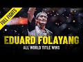 Every Eduard Folayang World Title Win In ONE Championship