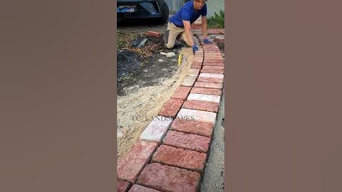 Reclaimed Bricks, Curved Path
