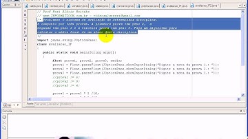 aula 1026 Algoritmos e Logica de programação   Estrutura Condicional SE 2 Java