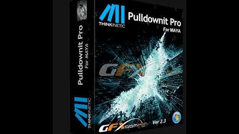 Thinkinetic Pulldownit Pro v2.1 For Maya -- Win64