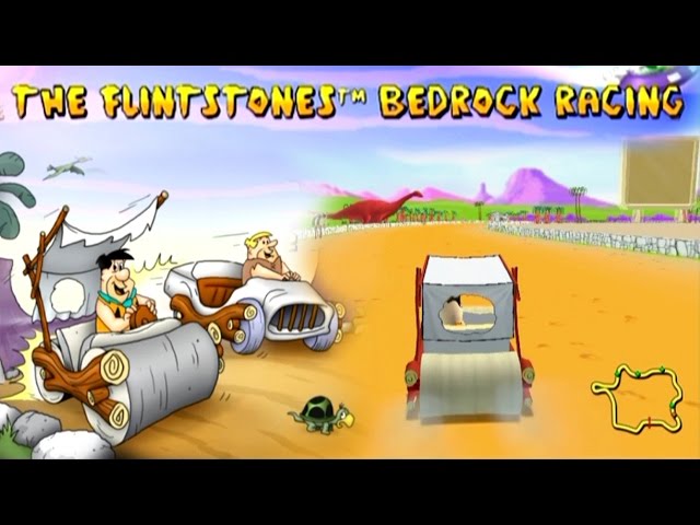 Jogo PS2 Os Flinstones Bedrock Racing