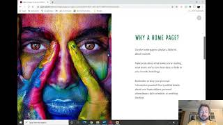 Adobe Spark Part III: Home Page and Buttons