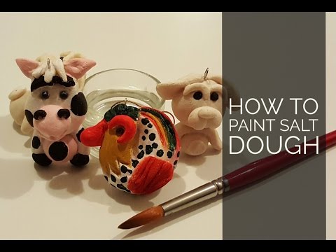 Video: How To Make A Picture From Salt Dough