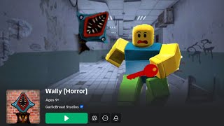 Wally (horror) Roblox complete play through!