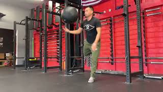 Half Kneeling Medball Slam