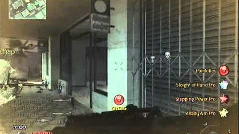 MW2 THROWING KNIFE HITMARKER AROSS MAP!