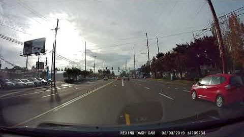 Car Accident Car Crash Captured on Rexing Dash Cam