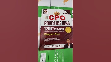 Gagan Pratap sir CPO Practice King Book 🔥#ssccpo #ssccgl #ssc
