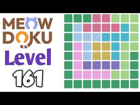 Meowdoku: Brain Puzzle Games Level 161 Walkthrough