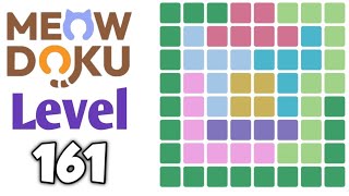 Meowdoku: Brain Puzzle Games Level 161 Walkthrough