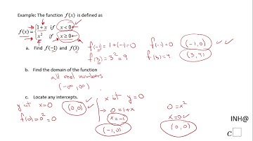 INH: Functions: Piecewise Functions and more #2