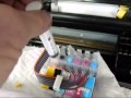 How To Puge air from  Epson Continuous Ink Supply System by inkproducts.com