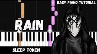 Sleep Token - Rain (Easy Piano Tutorial)