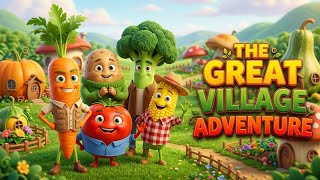 The Great Village Adventure | Vegetable Moral Story for Kids & Family