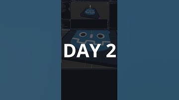 🍑Day 2- Developing my First 3D Game #shorts  #gamedevblog #indiegame #indiedev #lowpoly #blender