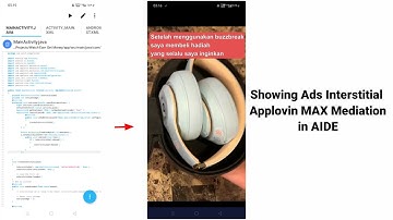 How to Create an Applovin MAX Mediation Interstitial Ad on AIDE