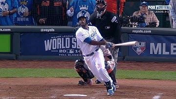 WS2014 Gm6: Cain singles home two for 4-0 lead