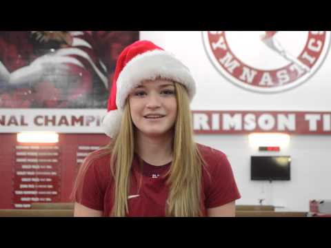 Alabama Gymnastics: Mackenzie Brannan's Holiday Joy