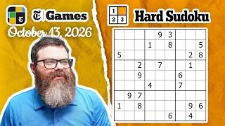 Details NYT Hard Sudoku Walkthrough | October 13, 2026 Guide