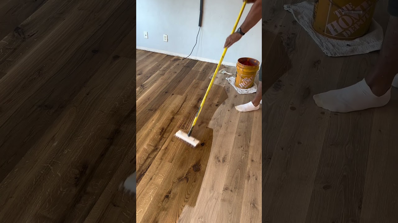 Staining A White Oak Floor With Duraseal Neutral! 