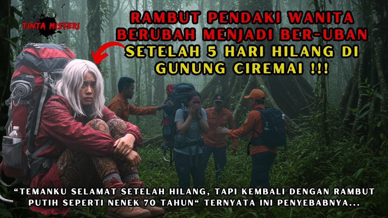 RAMBUT PENDAKI PENUH DENGAN UBAN SETELAH HILANG 5 HARI DI GUNUNG CIREMAI, CERITANYA BIKIN MERINDING.