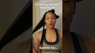 This will STOP your HAIR from BREAKING! #naturalhair #haircare