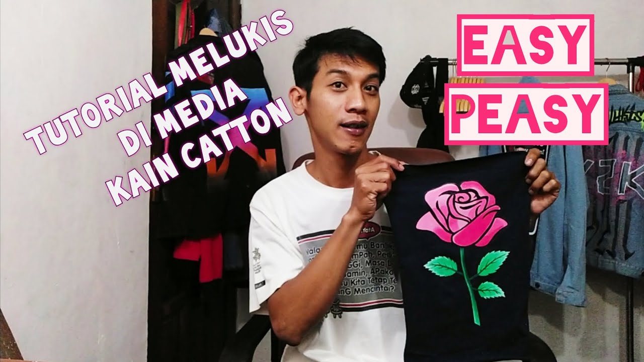 Cara Melukis Di Media Kain Memakai Cat Sablon