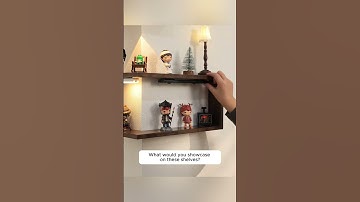 ✅ Zwevende design hoekwandplank - Productlink in bio (# 2866)