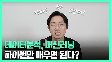 데이터 분석 머신러닝 딥러닝 프로그래밍 언어 비교 / 파이썬, R, 자바, C언어