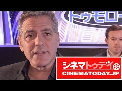 ジョージ・クルーニー来日!ジョーク連発に志田未来は困惑　映画『トゥモローランド』ジャパン・プレミア