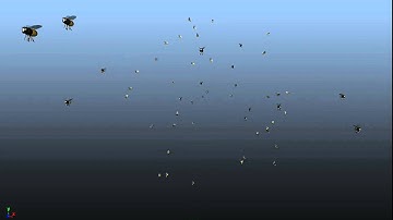 Instancer  : maya particle