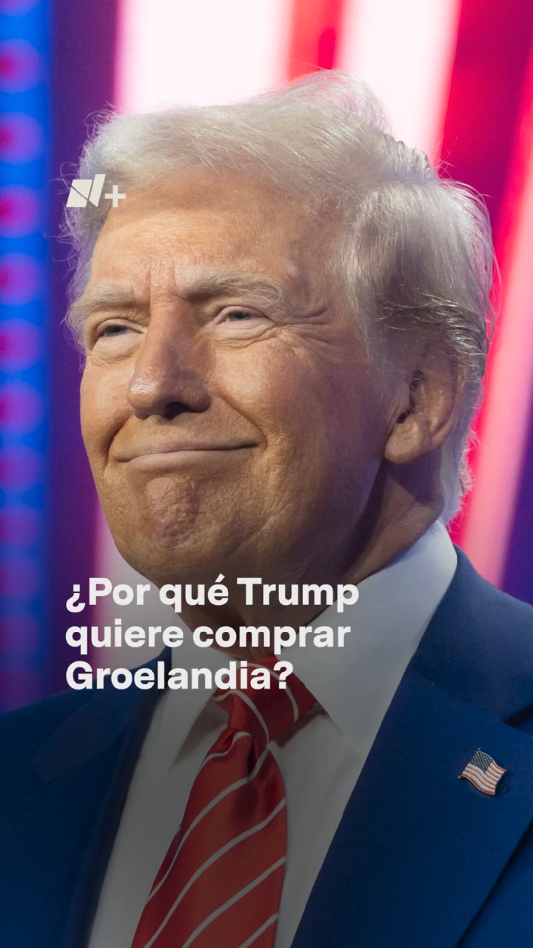 ¿Trump quiere comprar Groenlandia? #nmas #shorts #trump #groenlandia