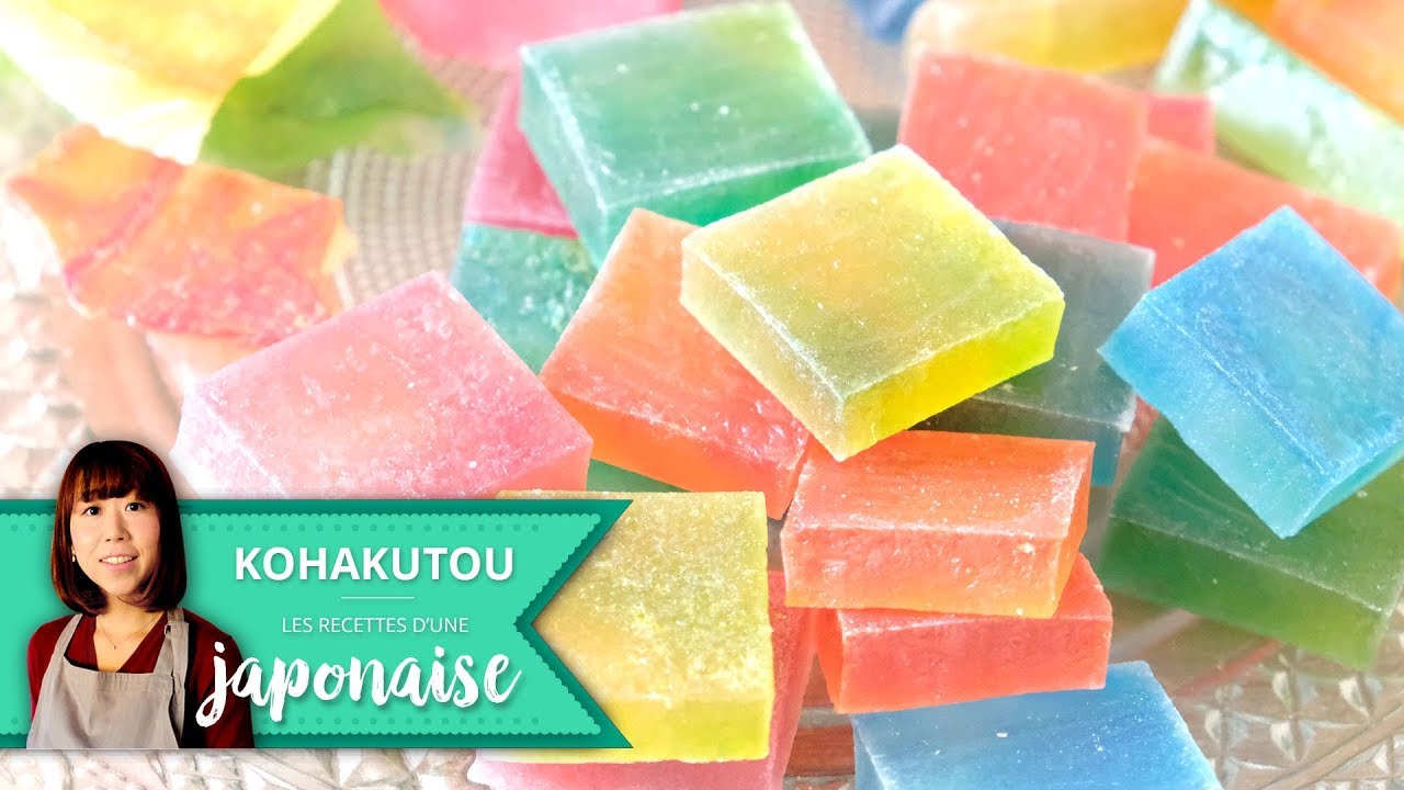 Recette Kohakutou Bonbons japonais