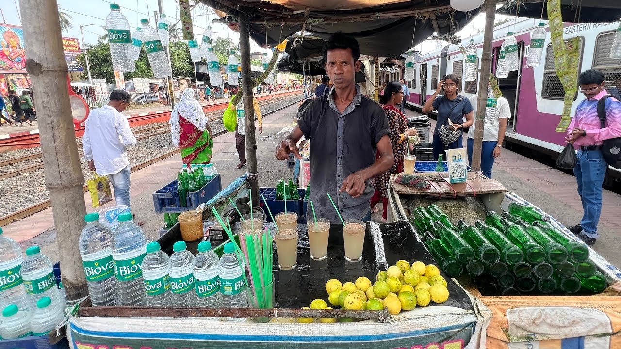 Bengal Special Lemon Soda at Baruipur Station Rs.12/- Only | Indian Street Food